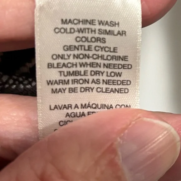 Chico's Purple and Brown Patterned Blouse - Picture 4 of 8